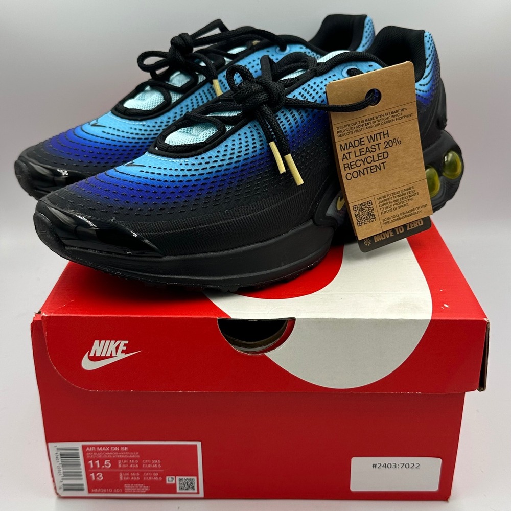 Nike Air Max DN SE Sky Blue/Hyper Blue Men Sneakers 11.5 NWB HM0810-401 Gradient - Picture 3 of 14